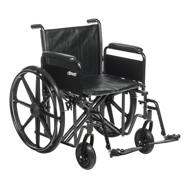image of Bariatric Wheelchair, 20" Seat, Detachable Full Arm