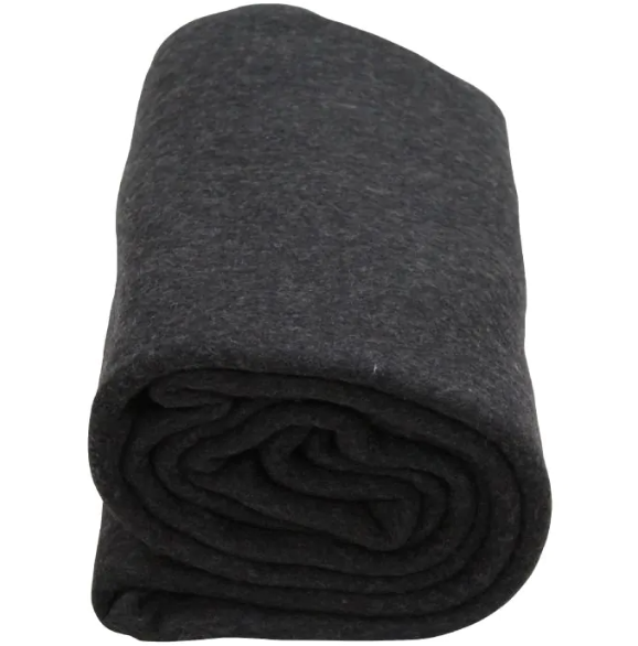 80% Wool Fire-Resistant Blanket, Gray (10-606)