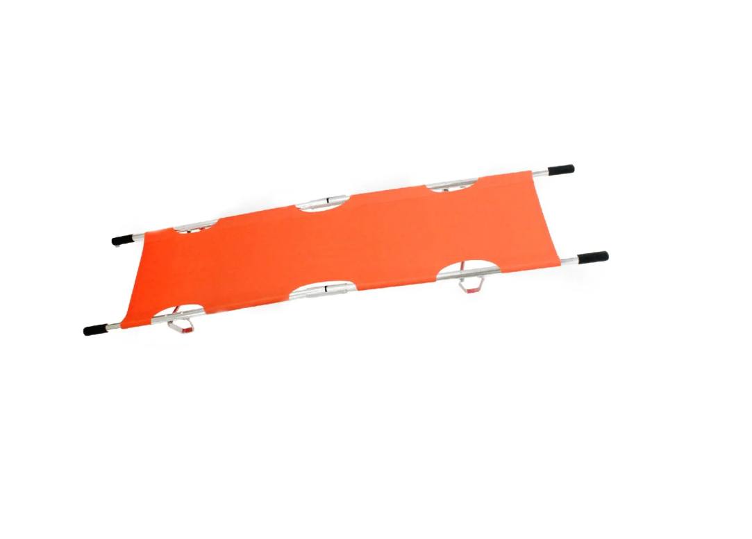 Folding Pole Stretcher, Orange (10-991-ORG)
