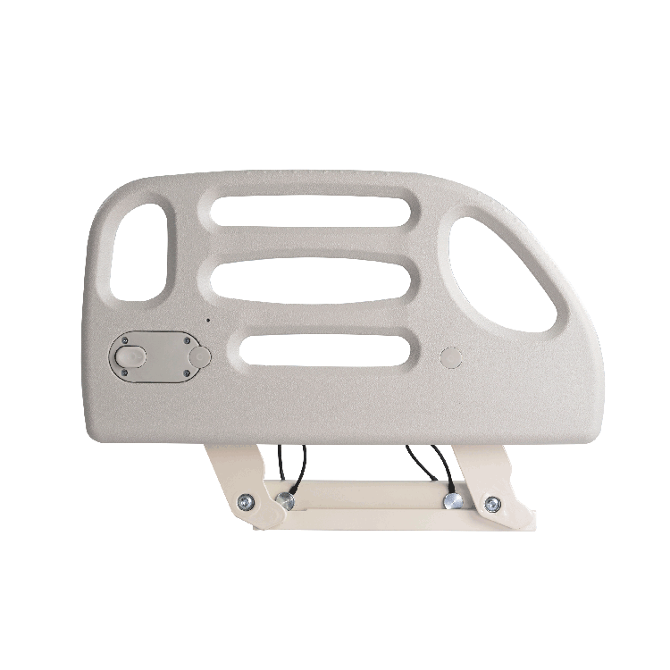 Dynarex Bari+Max DB600, Bariatric HD Long-Term Care Bed, with Composite Swing Rail, 54", White (12014-CHCR)