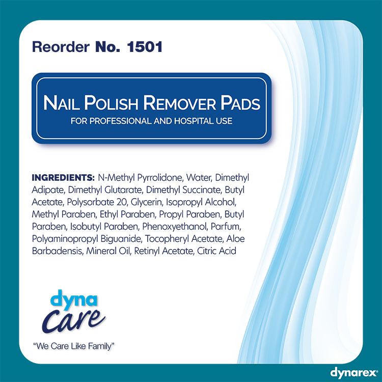 Nail Polish Remover Pads, Case (1501)