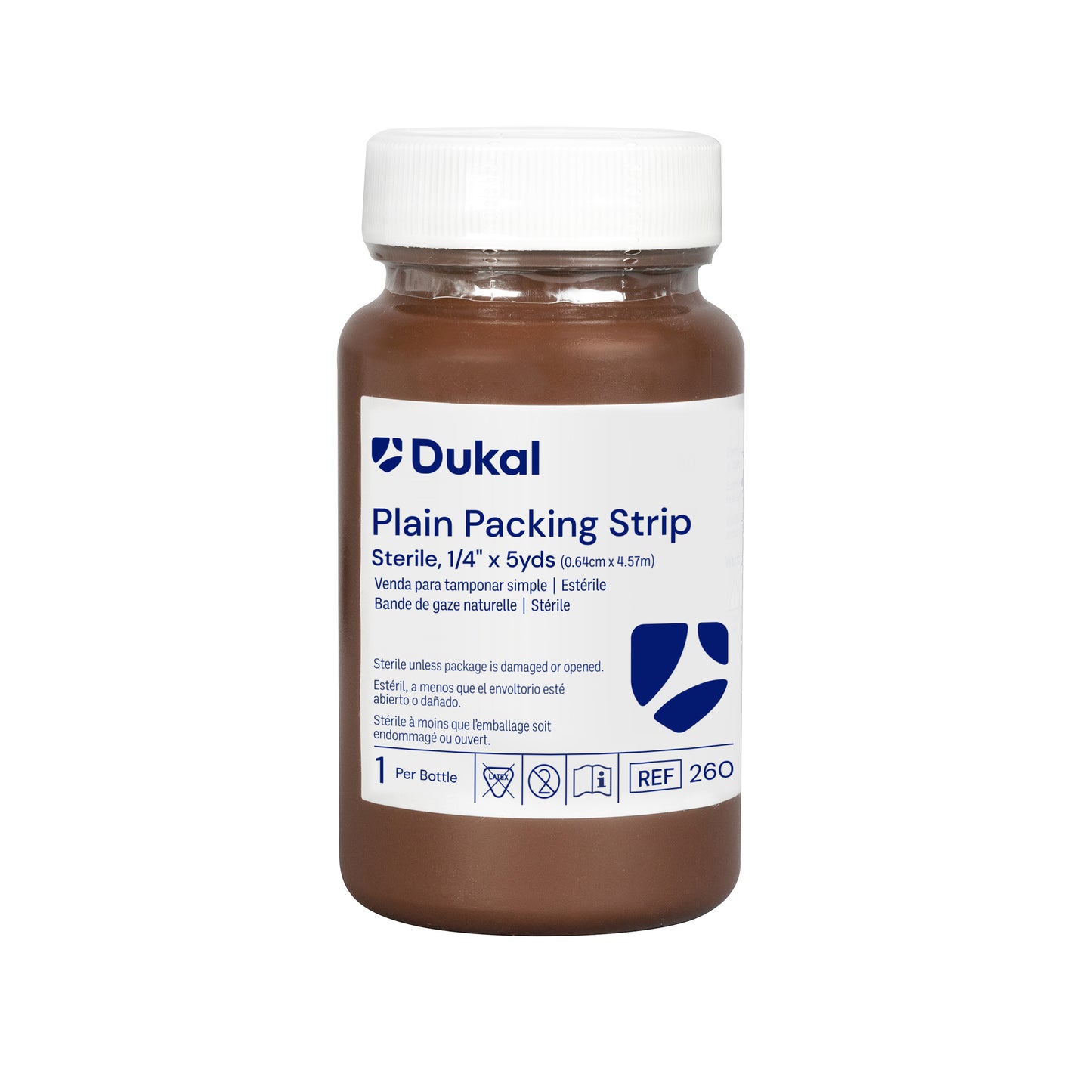 Sterile Plain Packing Strip, 1/4" x 5 yds (260)