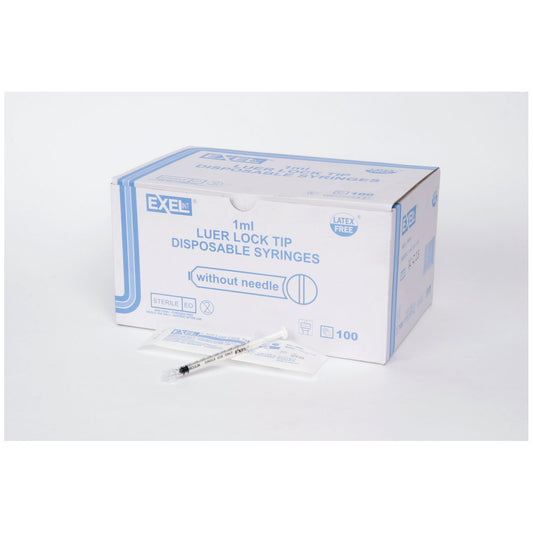 TB 1mL Syringe Only, Luer Lock, Box (26050)