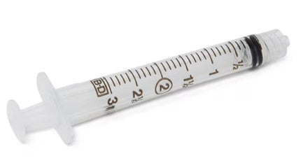 3cc Syringe, Luer-Lok, Case (BEC 309657)