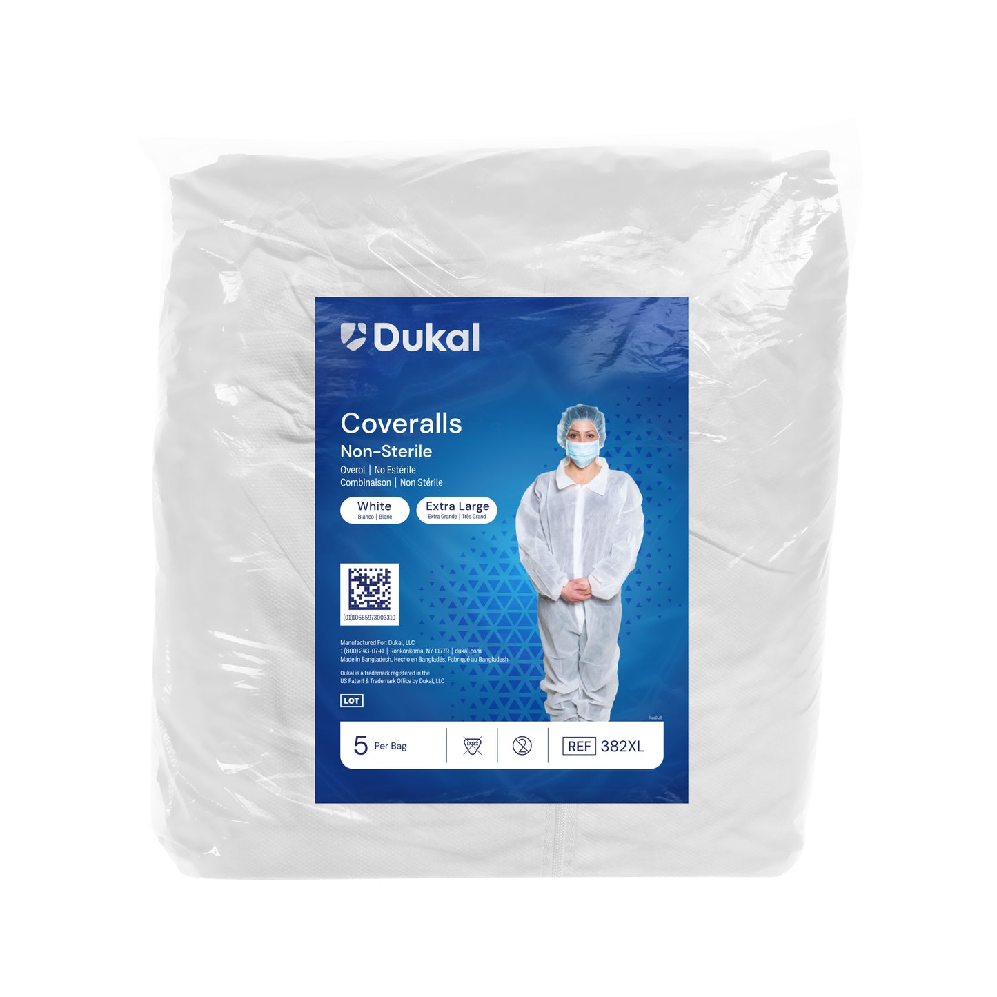 Coveralls XL, White (382XL)