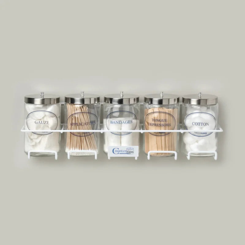 Glass Sundry Jars, Blue (4010)