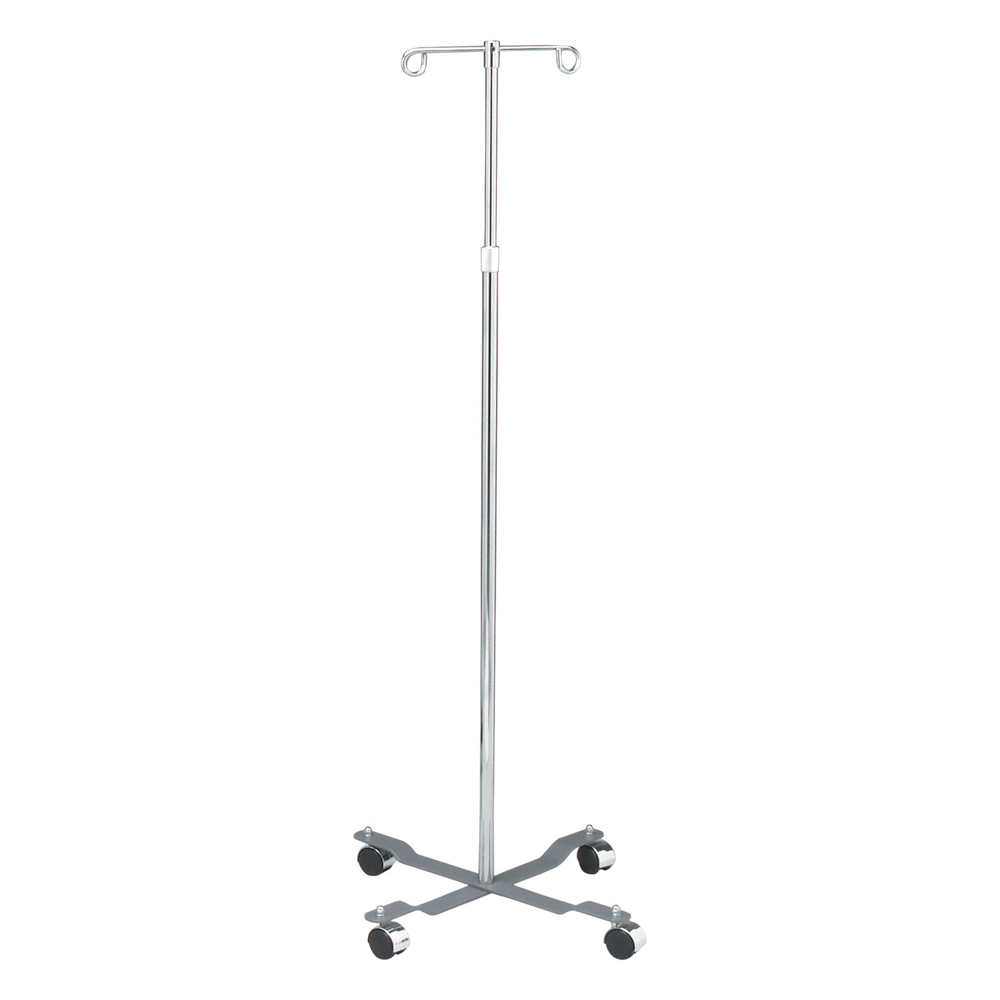 IV Stand, 2 Hook, 4 Leg Base (4353)