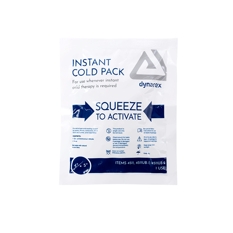Instant Cold Pack, 4" x 5", Case (4511UB-2)