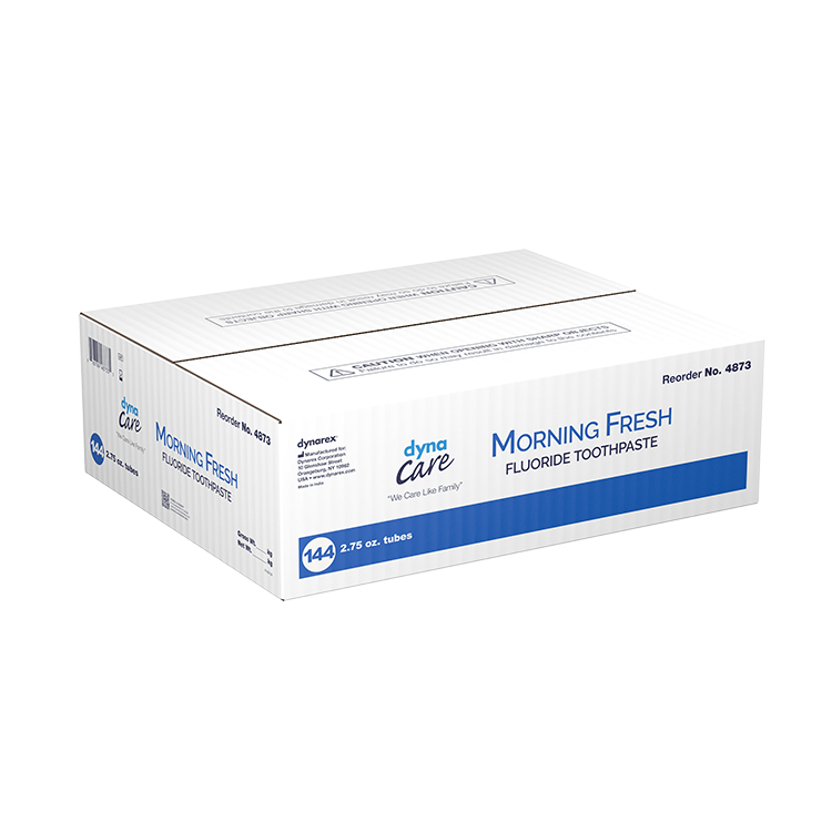 Morning Fresh Mint Toothpaste, with Fluoride, 2.75 oz Tube, Case (4873)