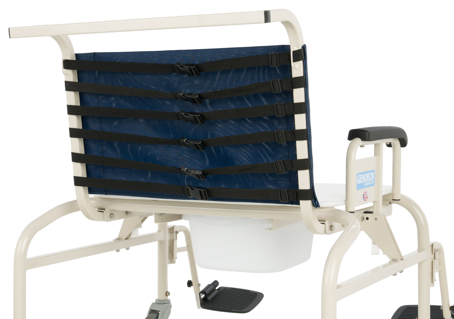 Gendron, Bariatric Shower Commode, with Push Handle, 26" Seat, 750 lbs Weight Capacity (5226)