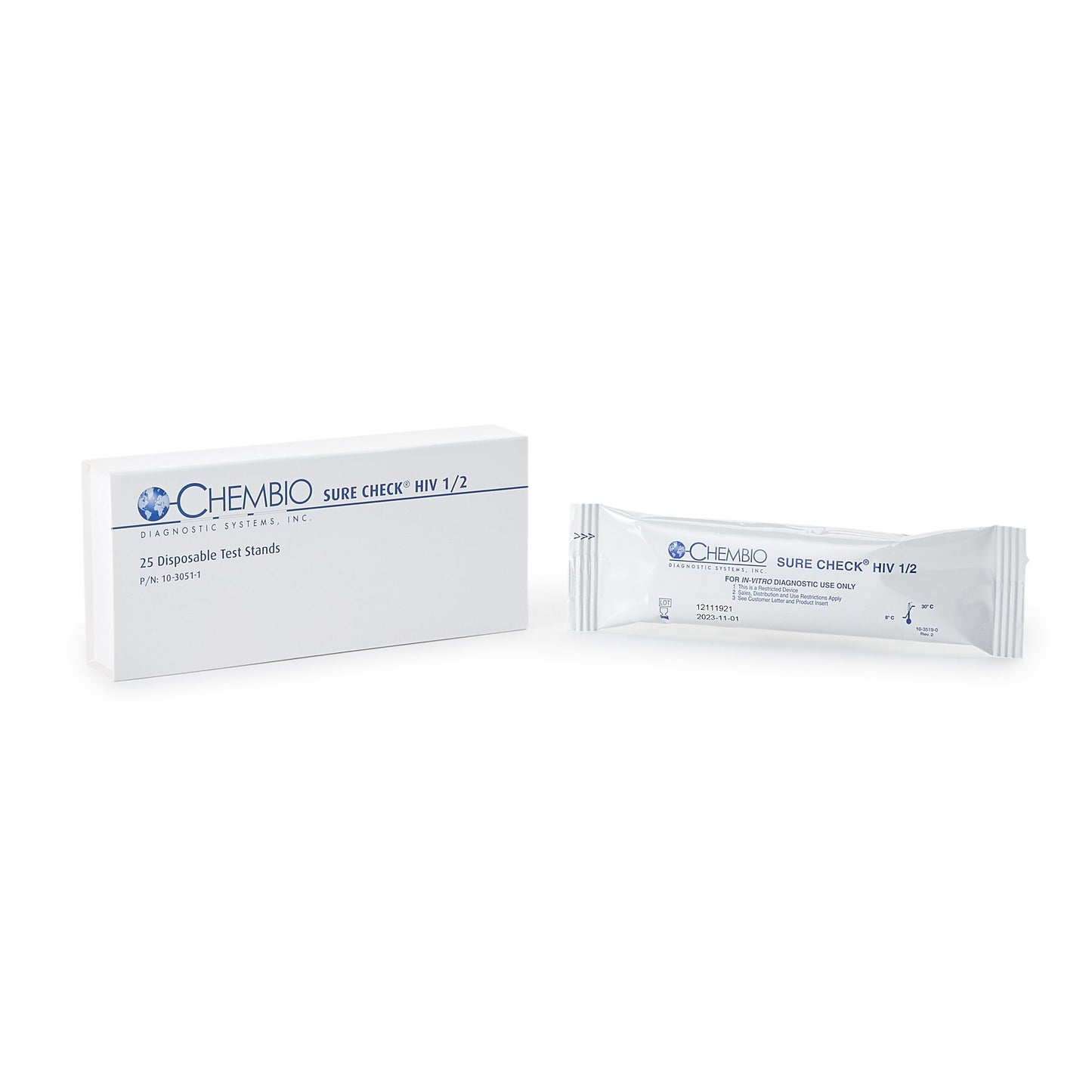 SURE CHECK HIV 1/2 Assay, 15 Minute Results, 25 tests/kit (CDI 60-9507-0)