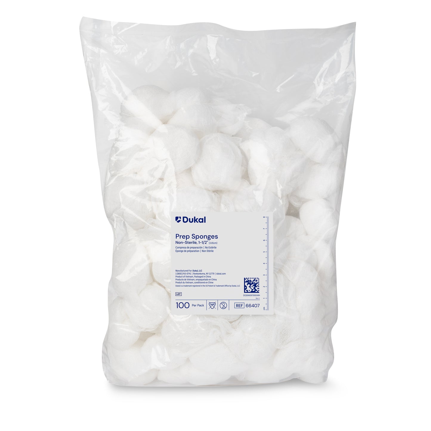 Dukal, Prep Sponges, 1.5" (66407)