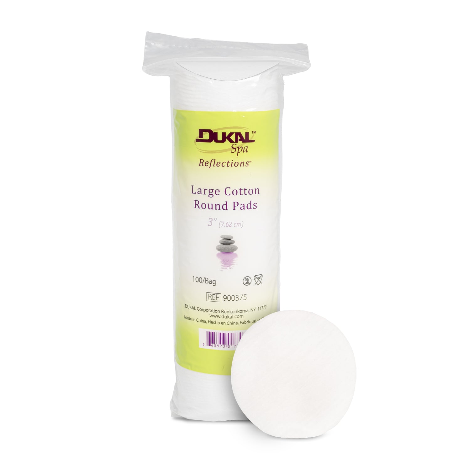 Dukal Spa, Reflections, Cotton Rounds, 3" (900375)