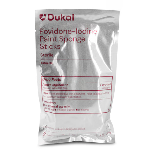 Povidone-Iodine Paint Sponge Sticks (909)