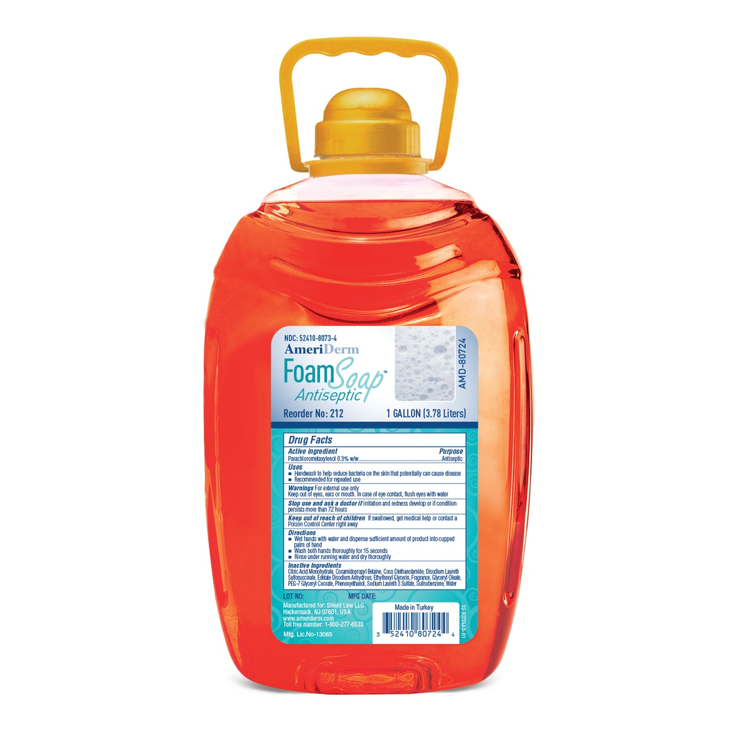 Anti-microbial Foam Soap - 1 Gal, 4/cs.