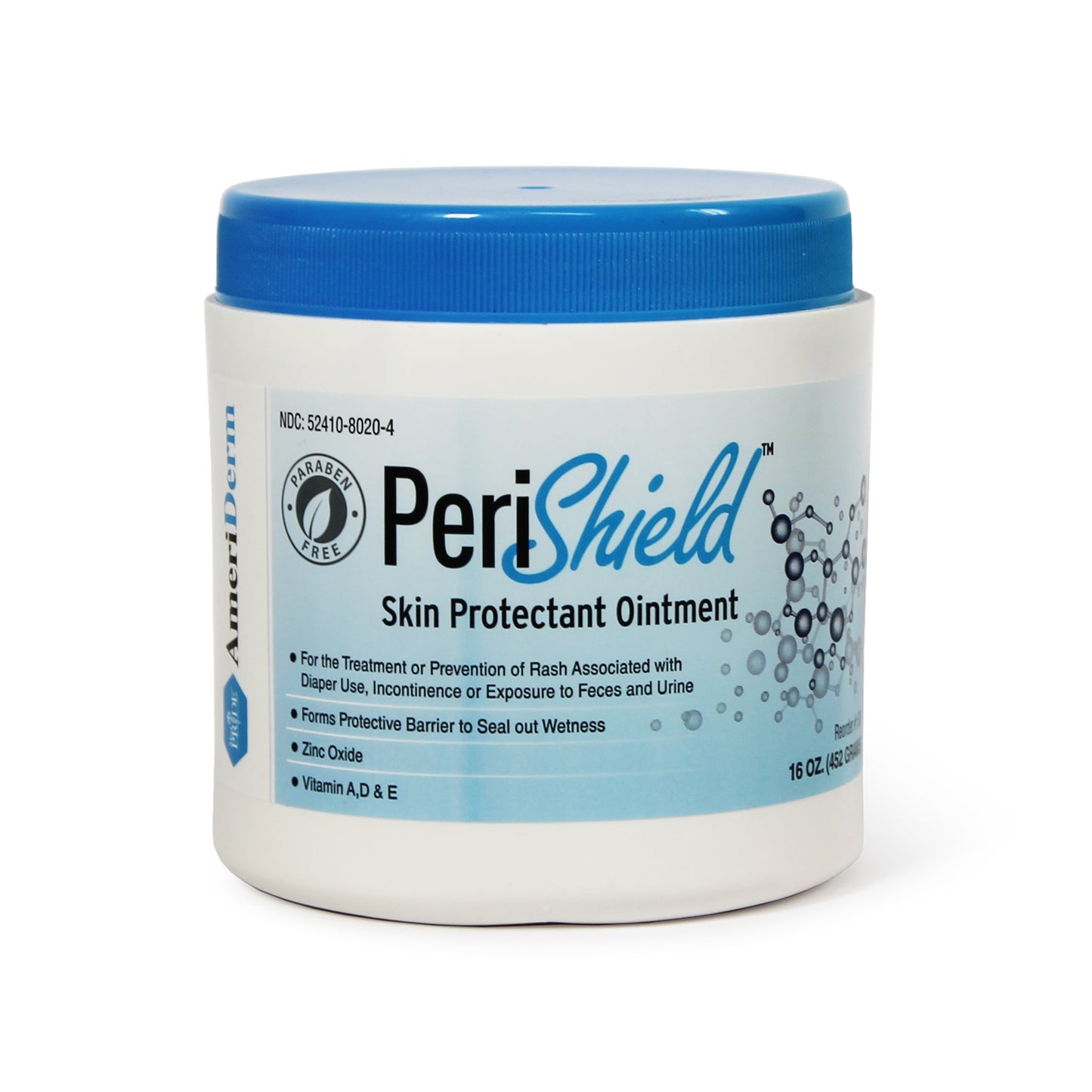 AmeriDerm, PeriShield - Barrier Ointment - 16 Oz. Jars, Case