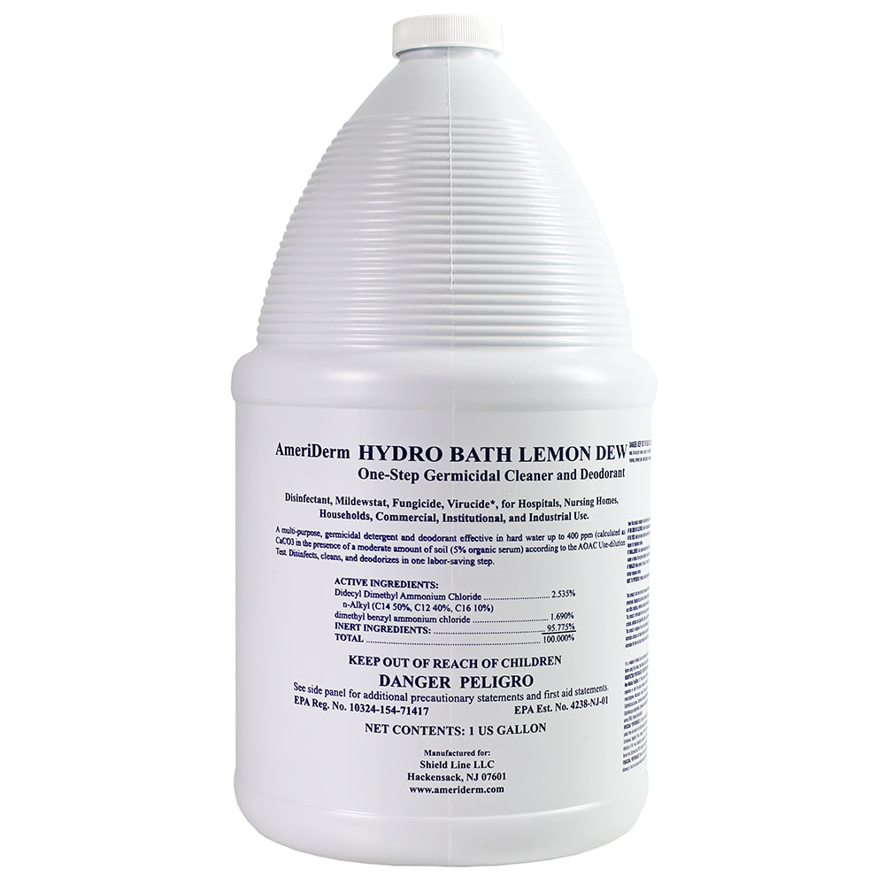 HydroBath Lemon Dew - Disinfectant - 1 Gal 4/cs.