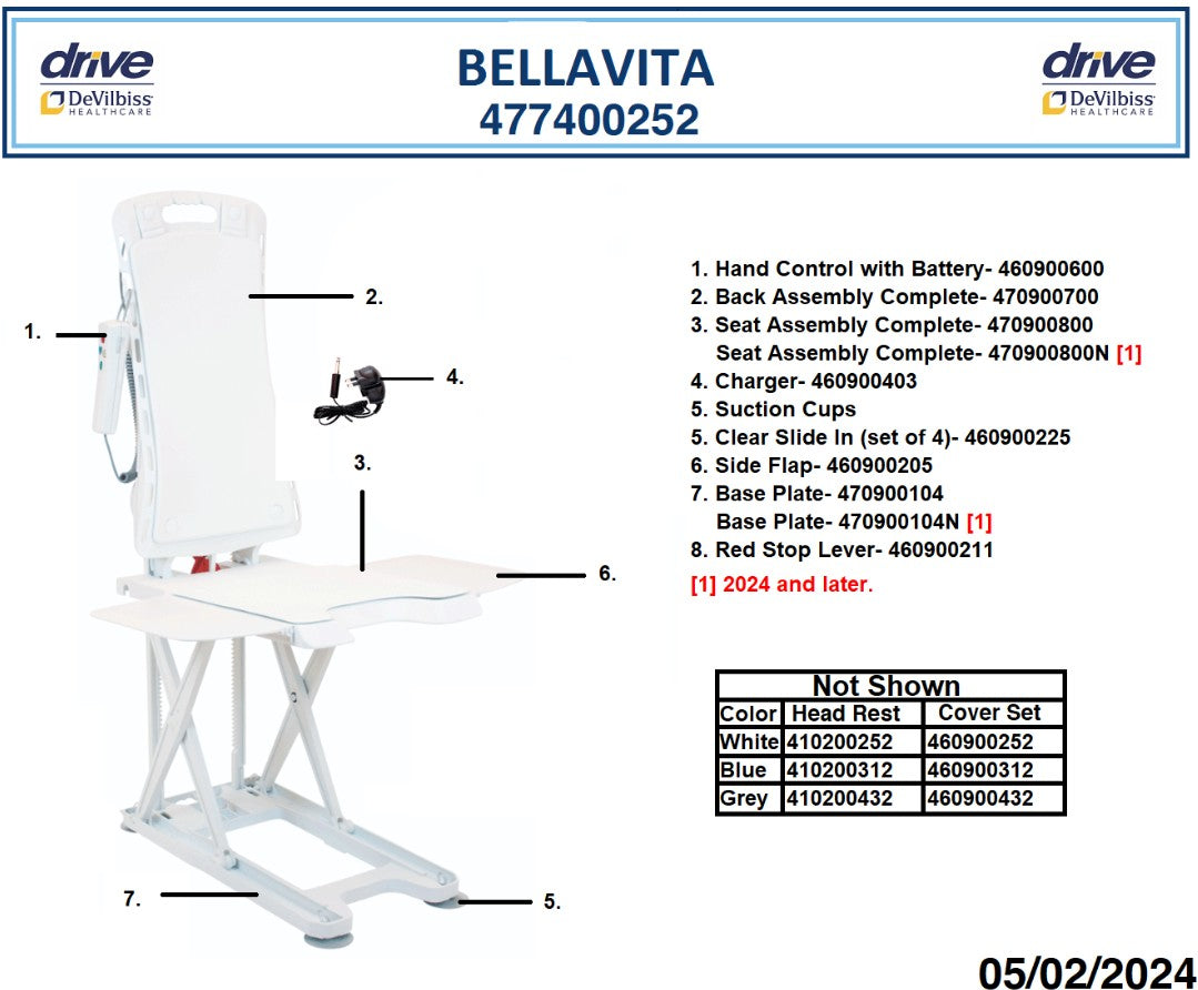 Bellavita Dive Bath Lift (477400252)