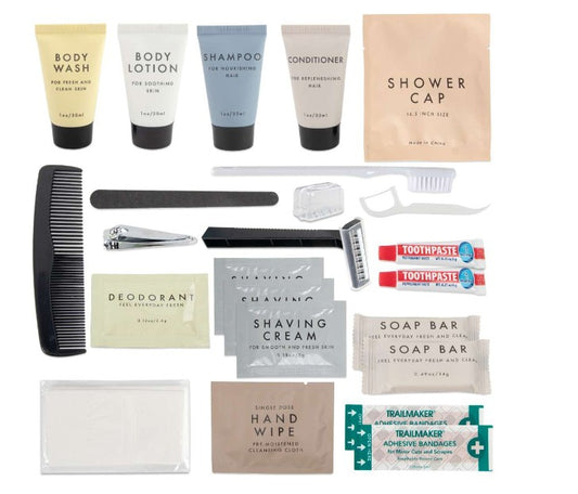 Deluxe Hygiene Kits - 24 Pieces, 50 Kits (2352848)