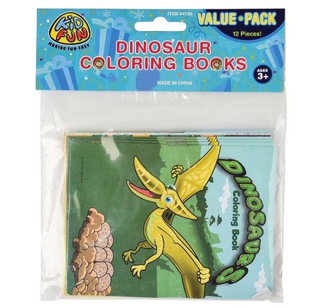 Dinosaur Mini Coloring Books - Assorted, 312/Case (1903710)