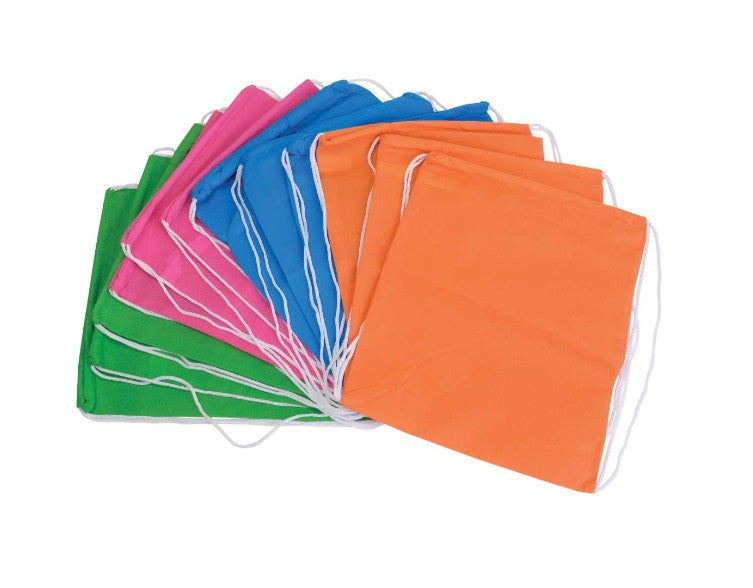 14" Drawstring Backpacks - Assorted Neon, 288/Case (2269204)