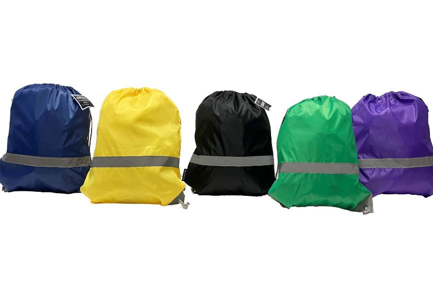 Drawstring Bags - 16" x 12", 5 Assorted Colors (2371478)