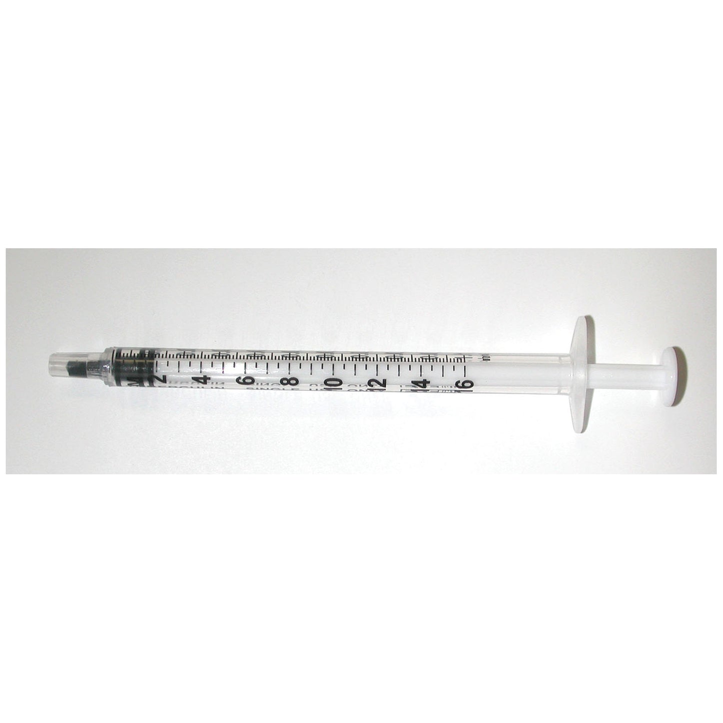 Tuberculin Syringe Only, 1cc, Low Dead Space Plunger, Luer Slip with Cap, Case (26048)