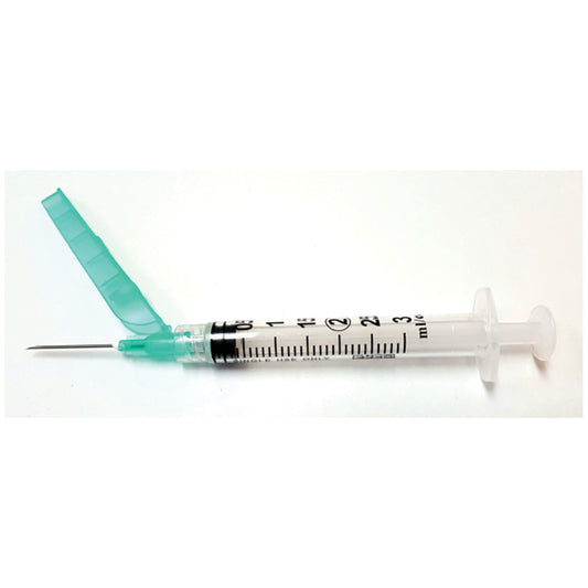 Safety Needle,  3cc 21G x 1", Box (27105)
