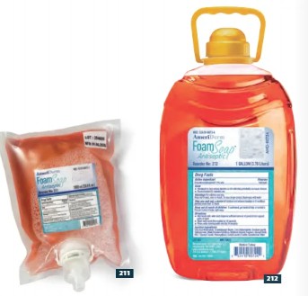 AmeriDerm, Anti-microbial Foam Soap, 1000mL, Case (211)