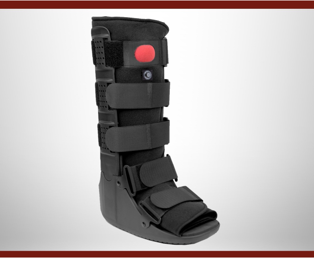 High Top Walking Boot, Polymer, Pneumatic, Small (12-110-17-SM)