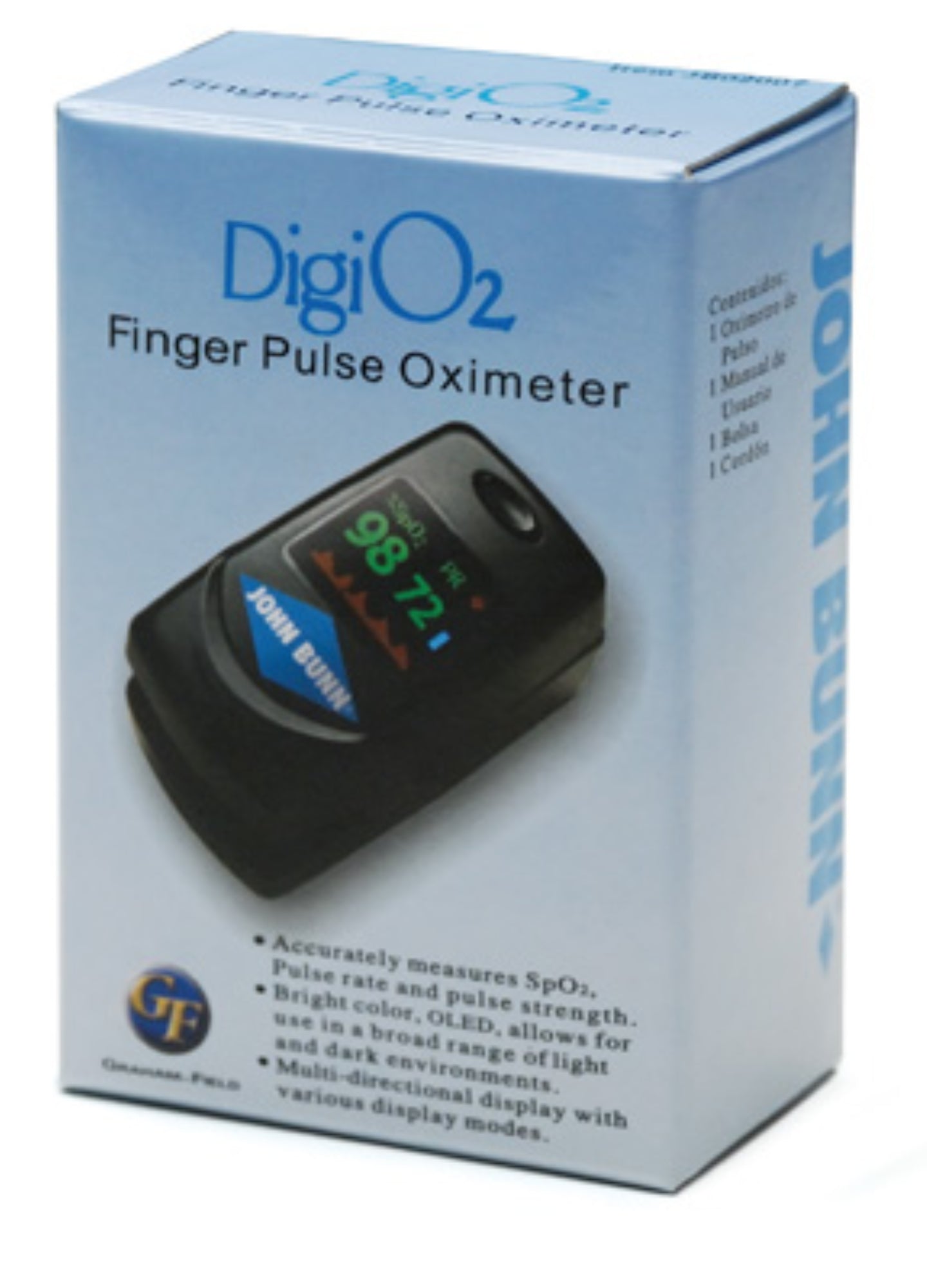 DigiO2 Finger Pulse Oximeter (JB02007)