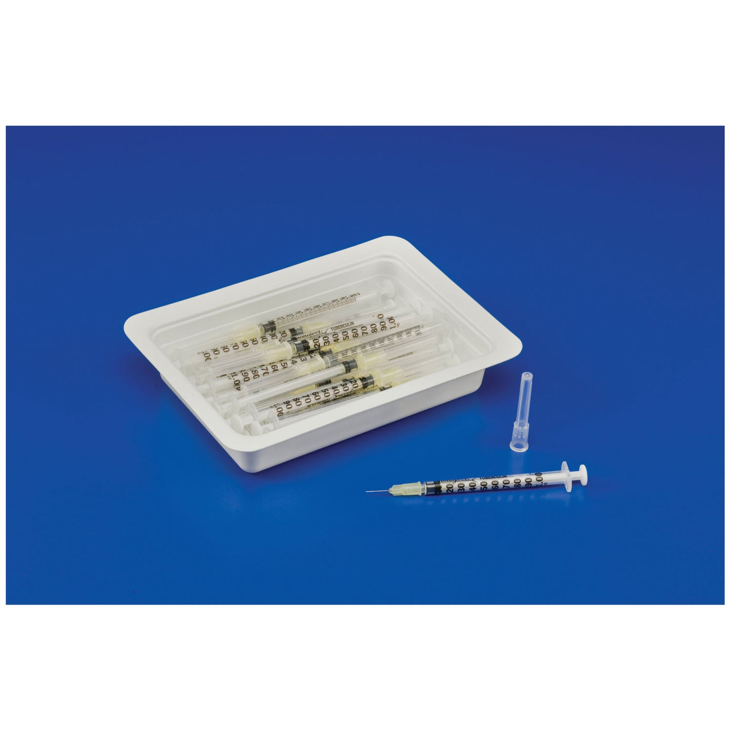 Allergy Tray, TB Syringe, 1cc 28G x 1/2", Case (8881501236)