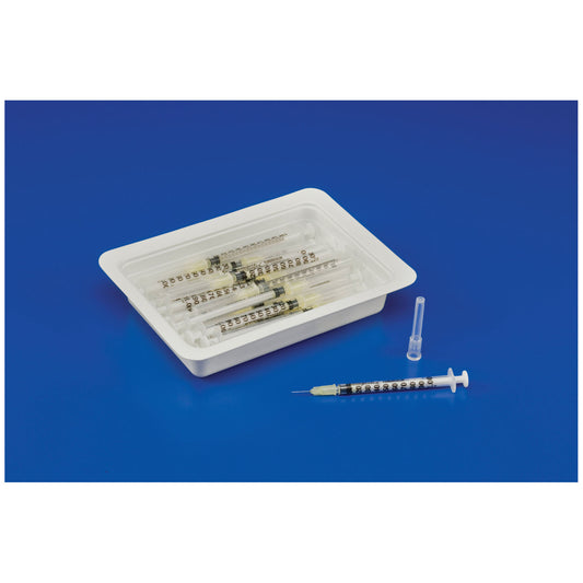 Allergy Tray, TB Syringe, 1cc 28G x 1/2", Case (8881501236)