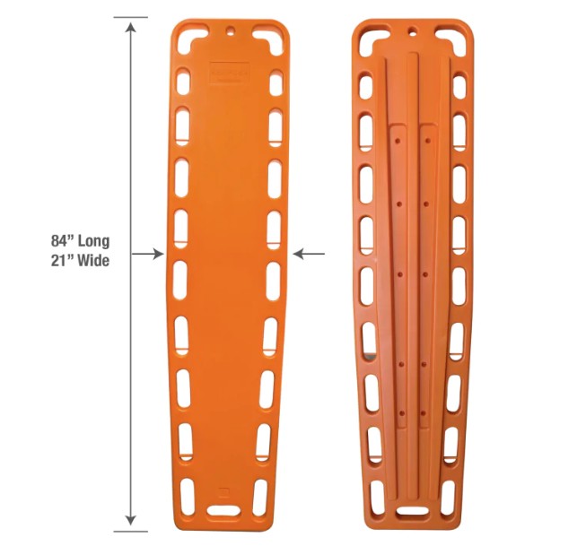 College & NBA Plastic Long Spineboard, 84" Long (10-993-LONG)