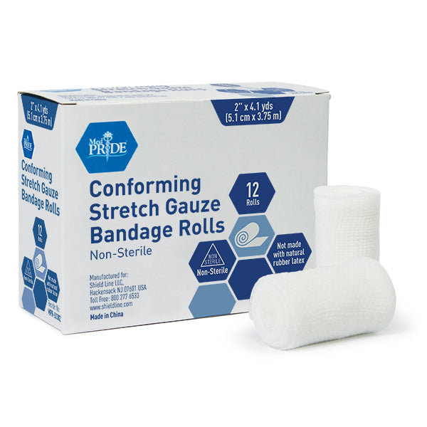 Stretch Gauze Bandage Roll, 2" (MPR-60302)