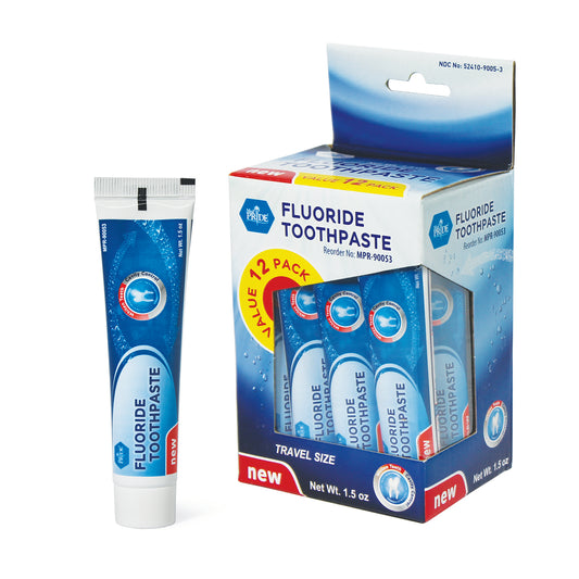 MedPride, Fluoride Toothpaste, 1.5 oz Tubes, Case (MPR-90053)