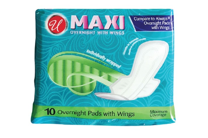 Maxi Pads with Wings - Overnight, 10/Pack, 48 Packs (2321184)