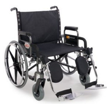 Paramount XD Wheelchair, 30" Seat, Detachable Desk Arm, Swingaway Footrest, 650 lbs Weight Capacity (5PX10820)