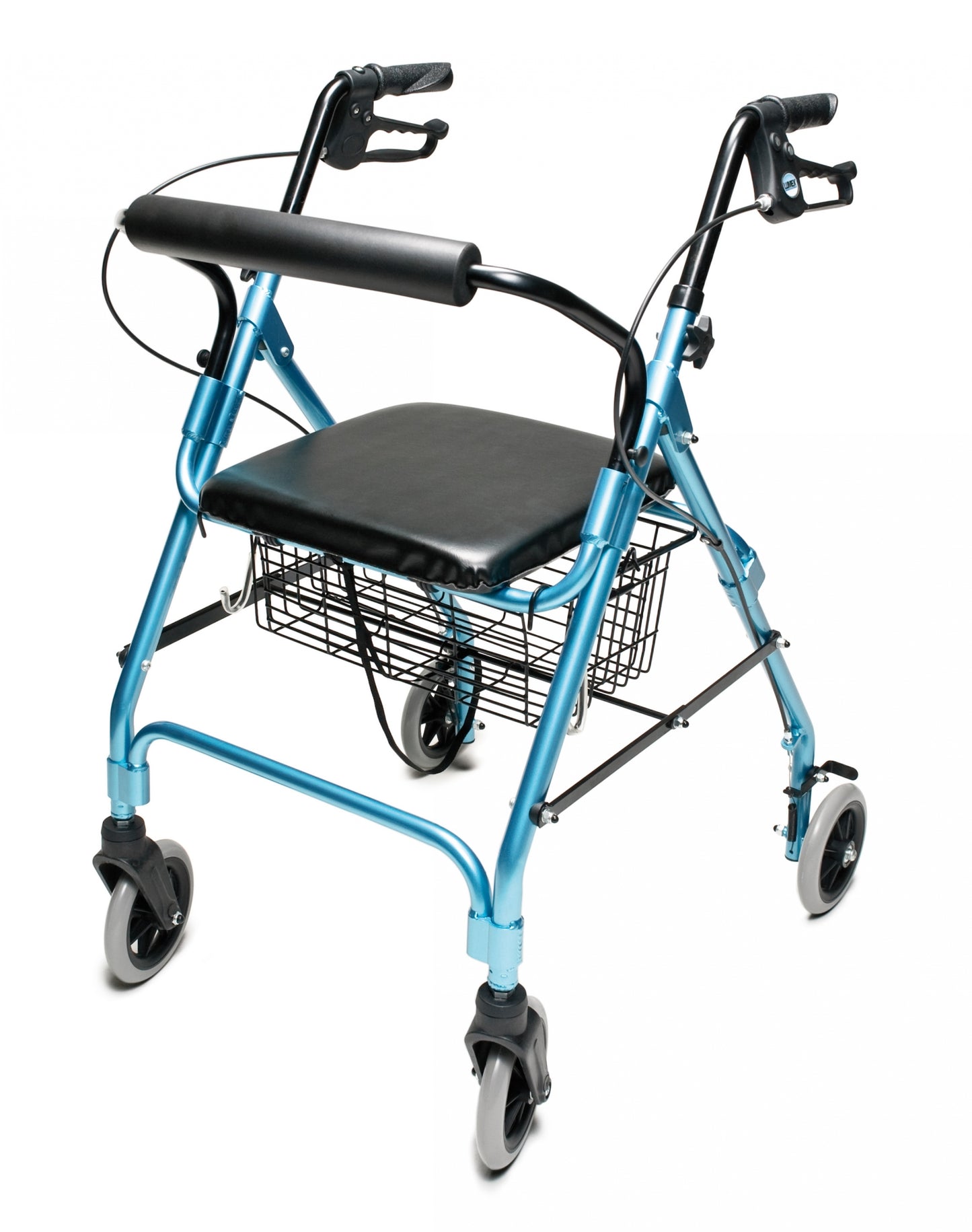 Lumex, Walkabout Lite Four-Wheel Rollator, Aqua (RJ4300AQ)