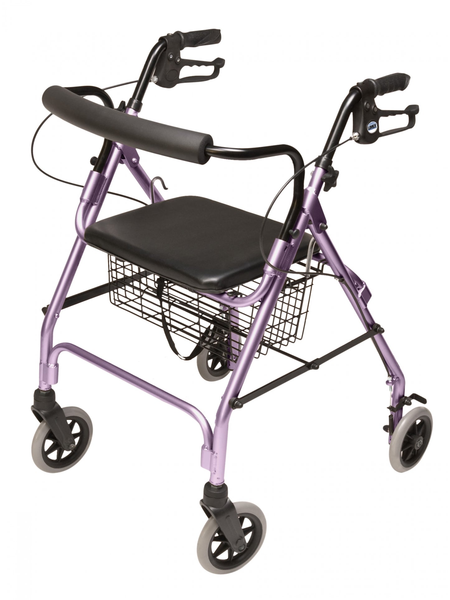 Lumex, Walkabout Lite Four-Wheel Rollator, Lavender (RJ4300L)