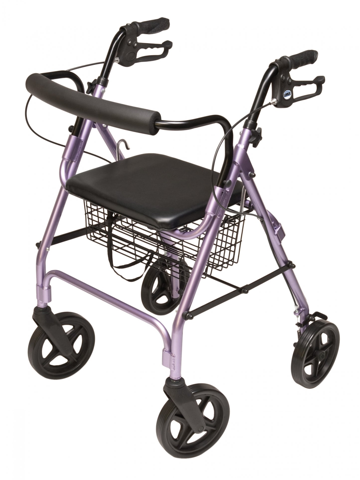 Lumex, Walkabout Four-Wheel Contour Deluxe Rollator, Lavender (RJ4805L)