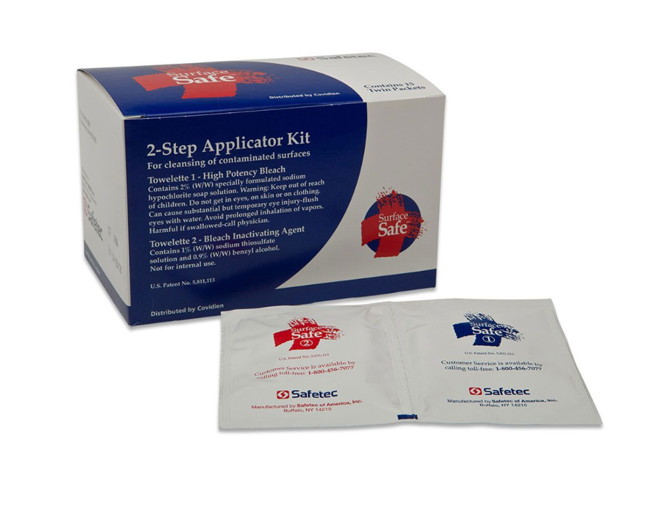 Surface Safe, 2-Step Applicator Kit, Case (KEN SS33508)