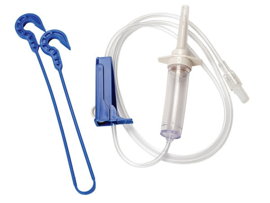 Secondary IV Administration Set, 20 drops/ml, 42" (TCBINF042)