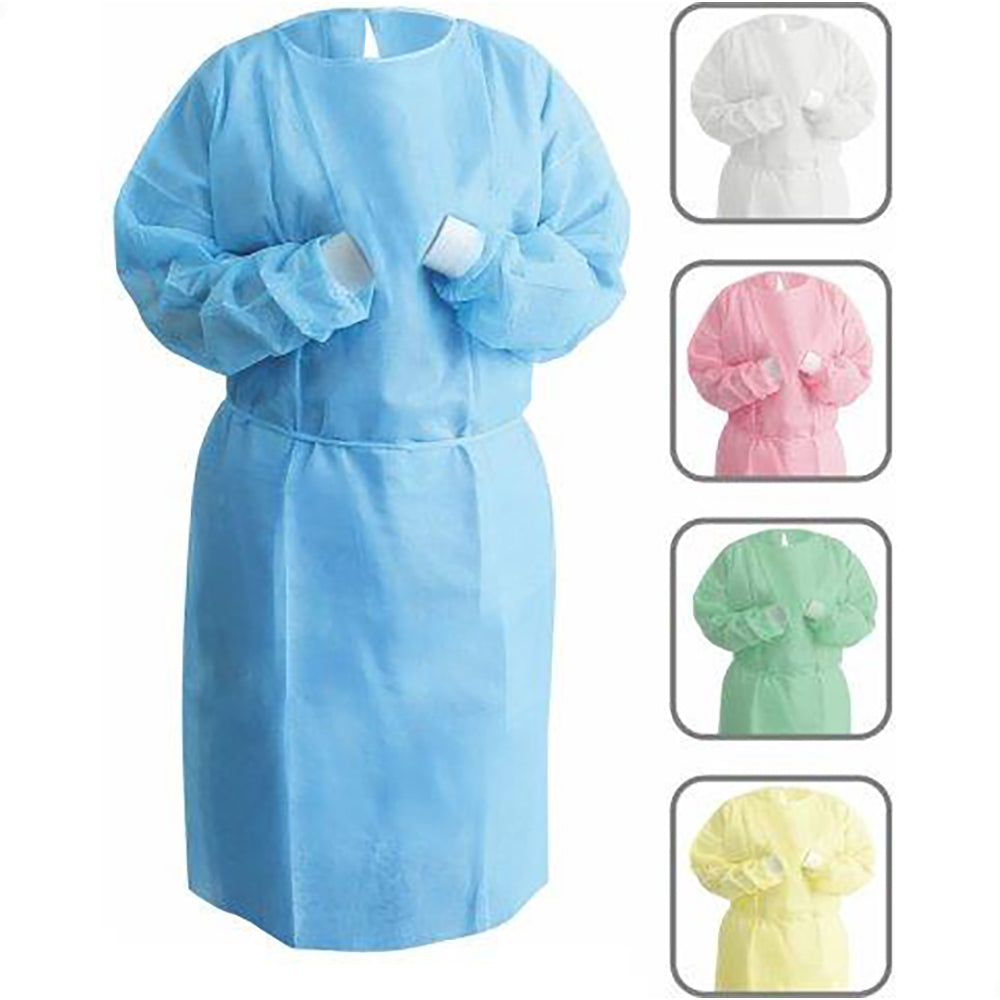 Isolation Gown SMS Material Regular Pink