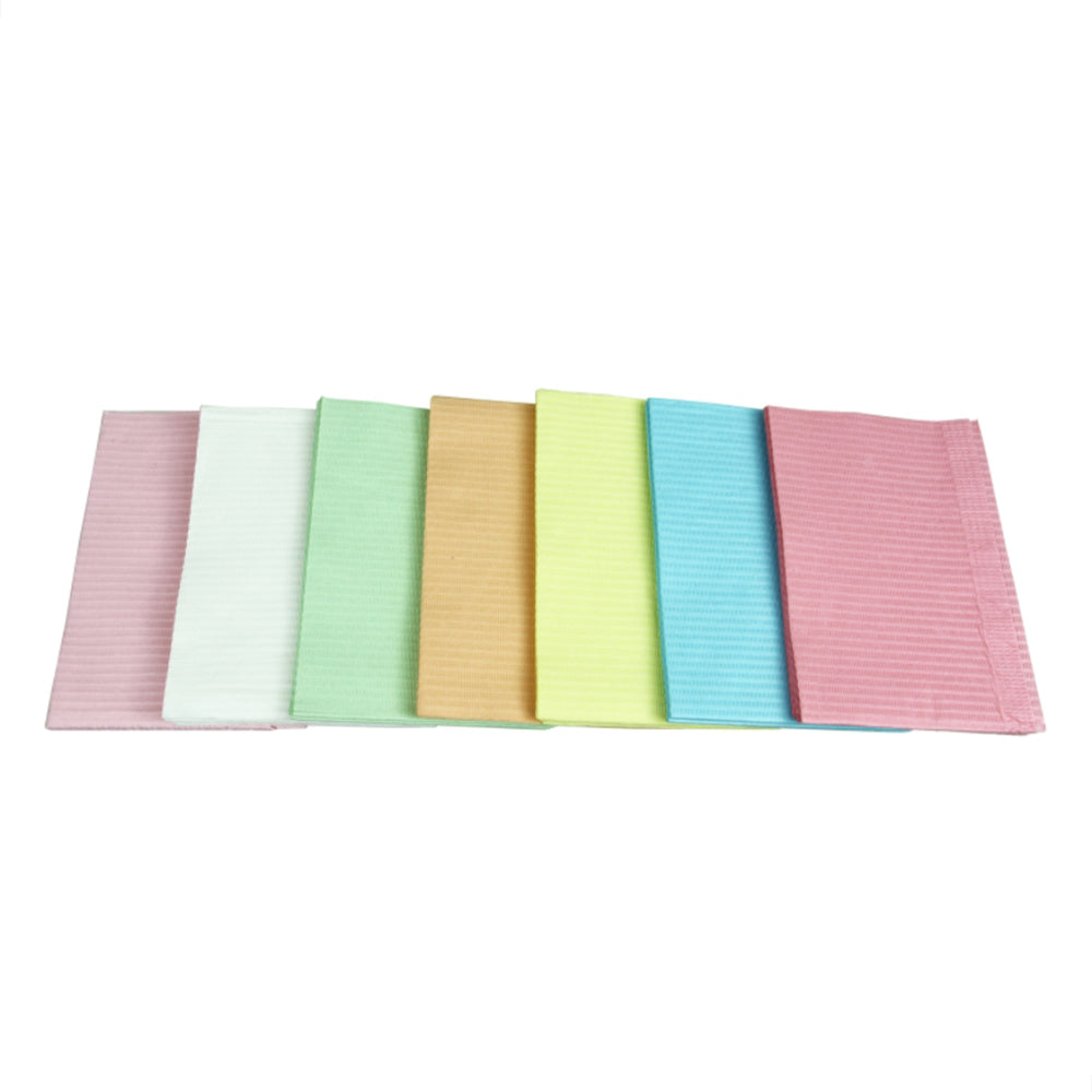 UniMax Patient Bib, 18" x 25", 2-Ply, Blue (UPB-6901)