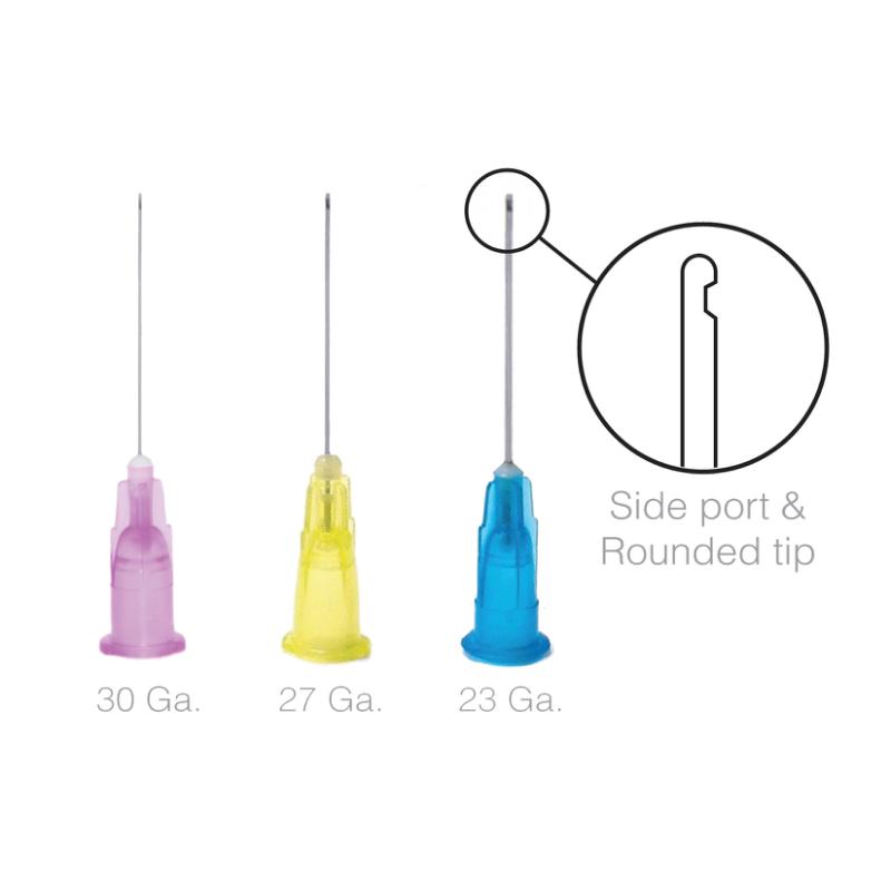 Irrigation Needle 30G Notched Luer Lock, Purple (URN-55230)