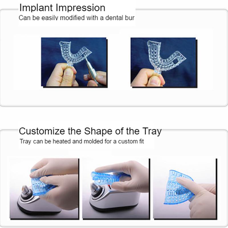Impression Trays Perforated #9 Ant Upper Pink (UTA-7209)