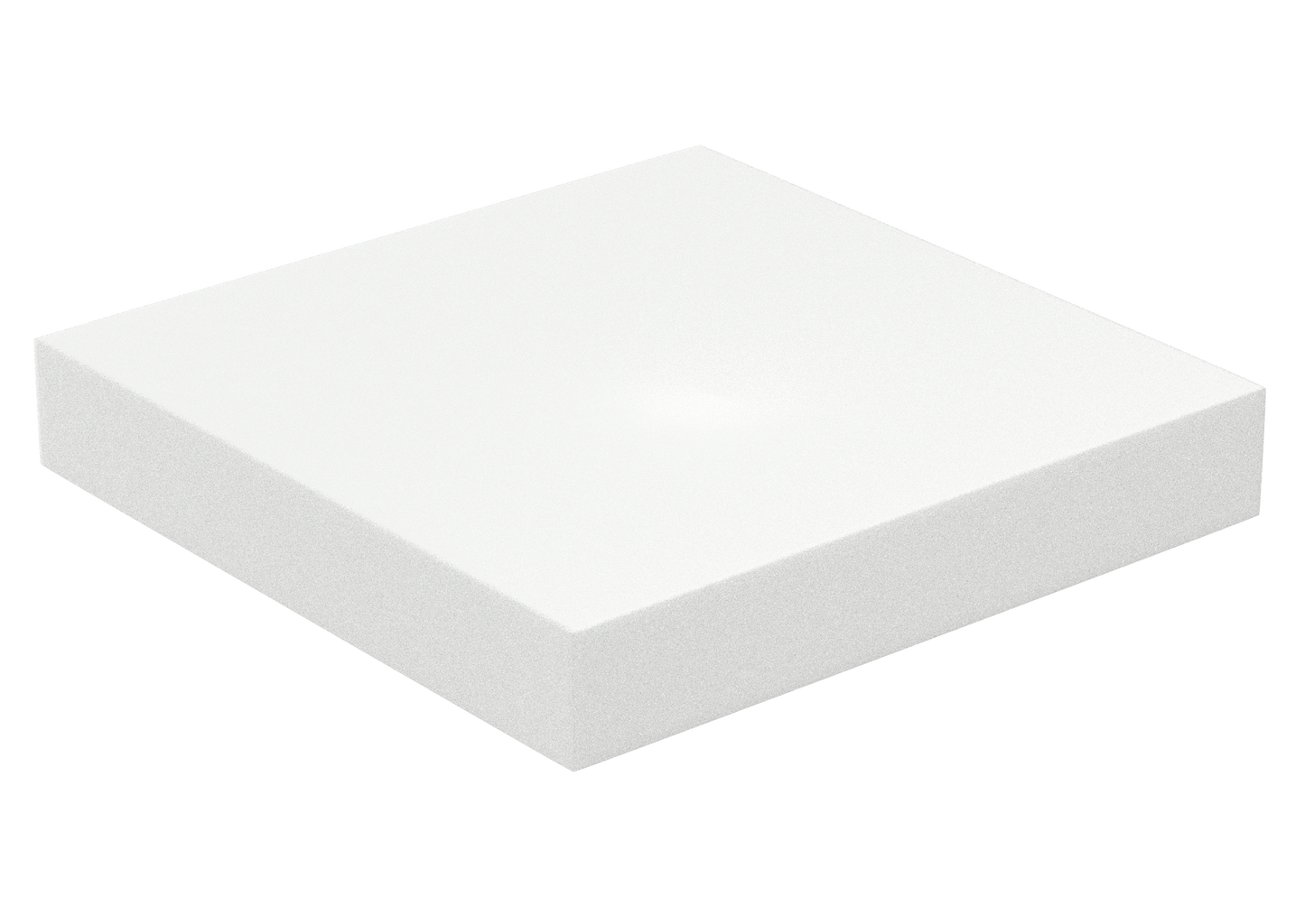 Ever-Soft Foam Cushion, 18" x 18" x 3", 1pc/bx