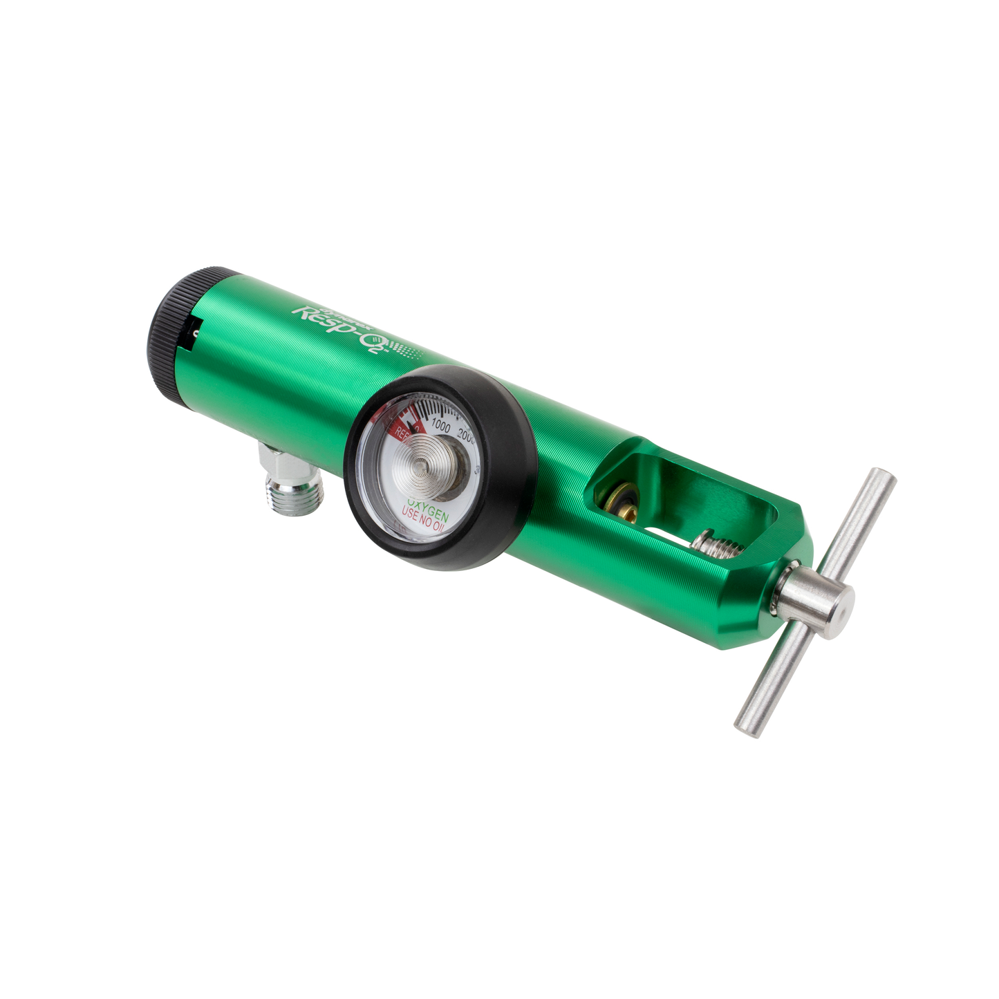 CGA 870 Extended Oxygen Regulator - 0-15 LPM, 0-15 LPM, DISS Outlet, Brass-S, Case (36359)