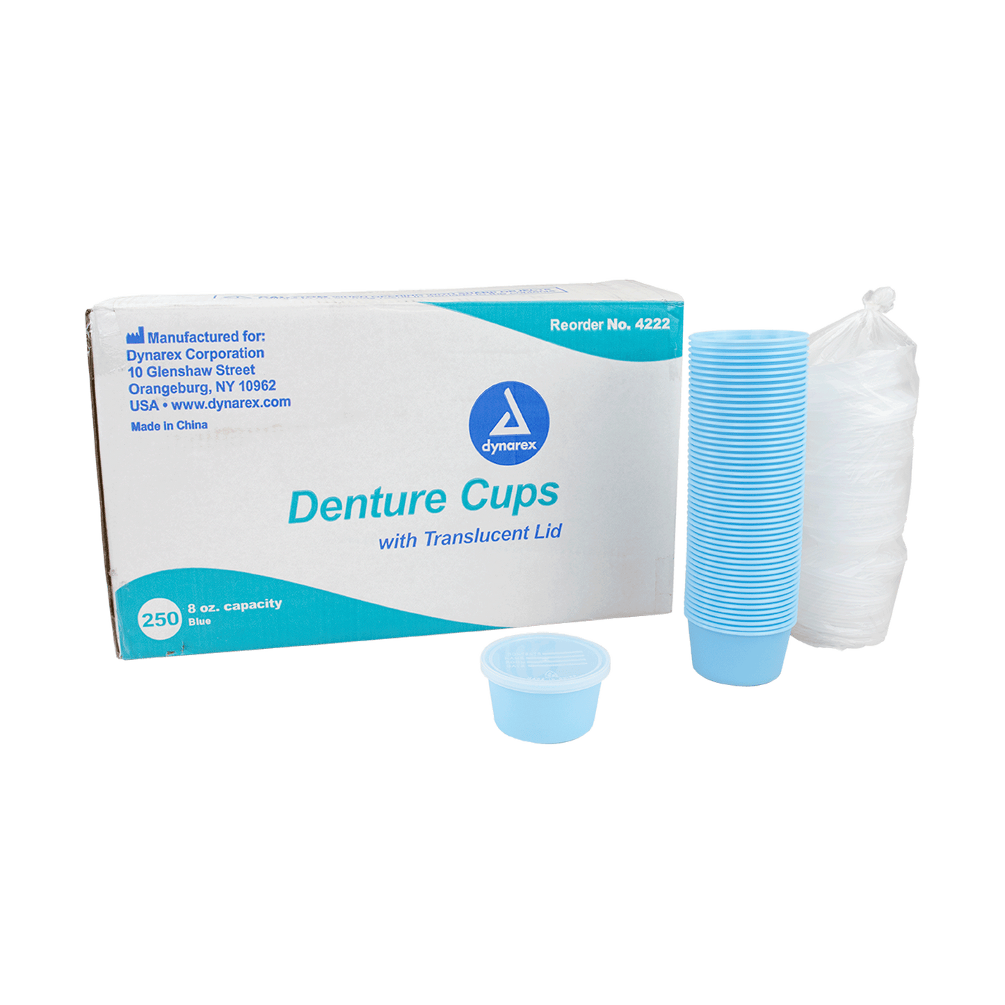 Denture Cup w/ Lid, Case (4222)